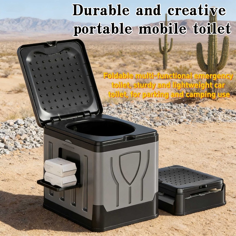 Outdoor Hunting Toilet - Sanitário Portátil Dobrável para Carro, Ideal