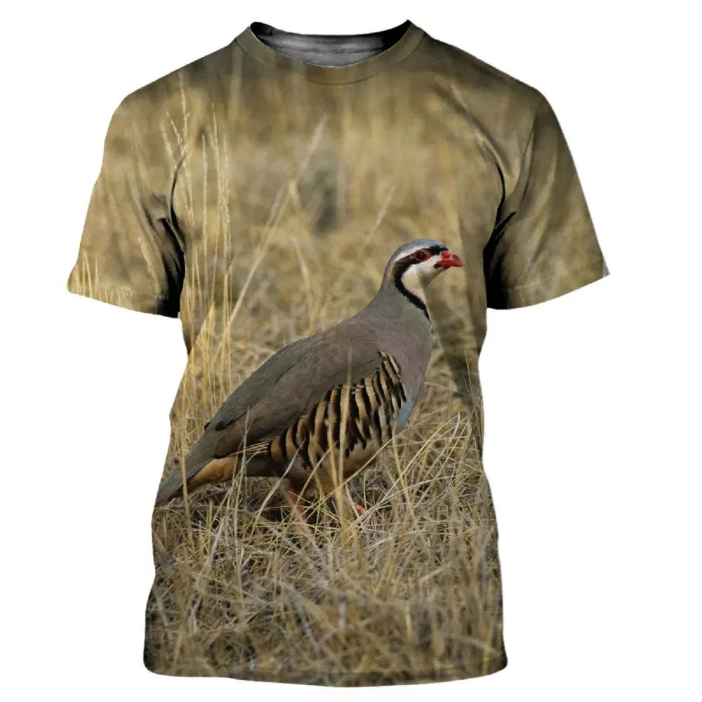 Hunting Quail - Nova Camiseta Masculina de Verão com