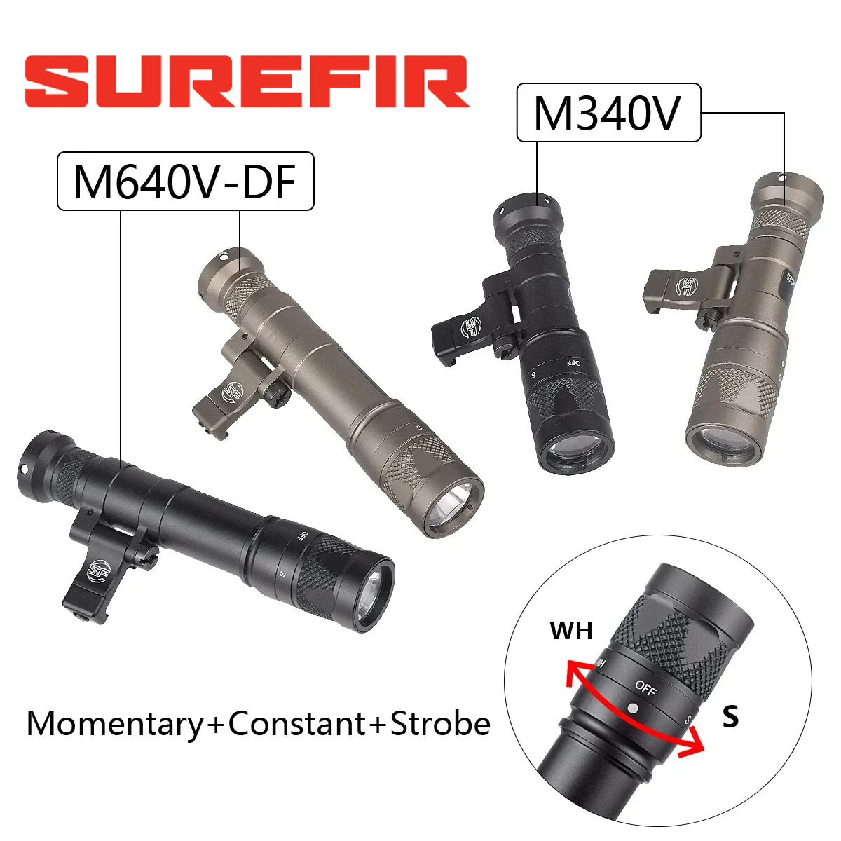 Hunting And Outdoor Shop - Lanterna SureFire M600 M340 DF M640
