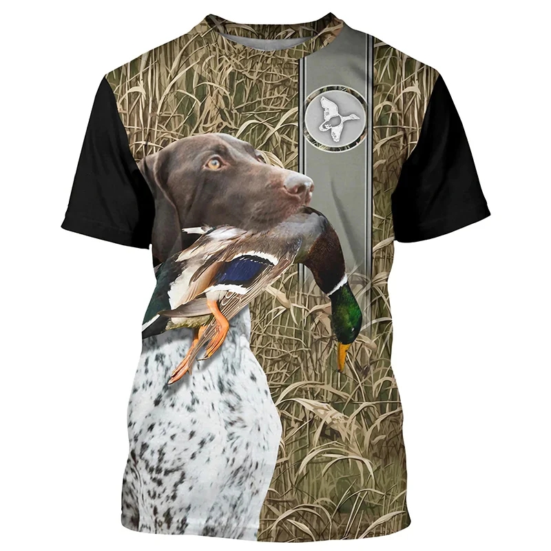 Hunting And Outdoor Shop - Camiseta masculina de manga curta com