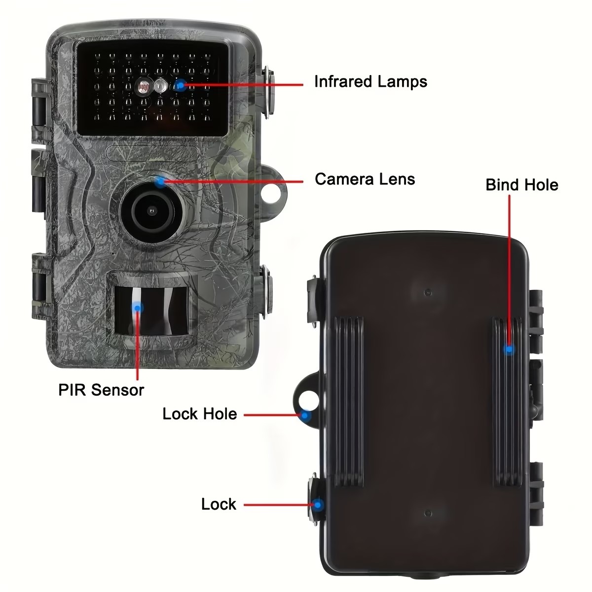 Câmera de trilha para caça ao  - Outdoor Hunting Camera Wireless avaliação e preço