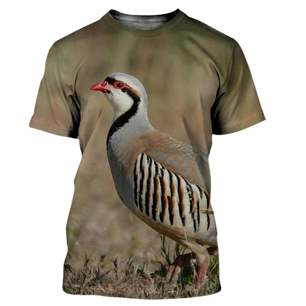 Nova Camiseta Masculina de Ver - Hunting Quail avaliação e preço