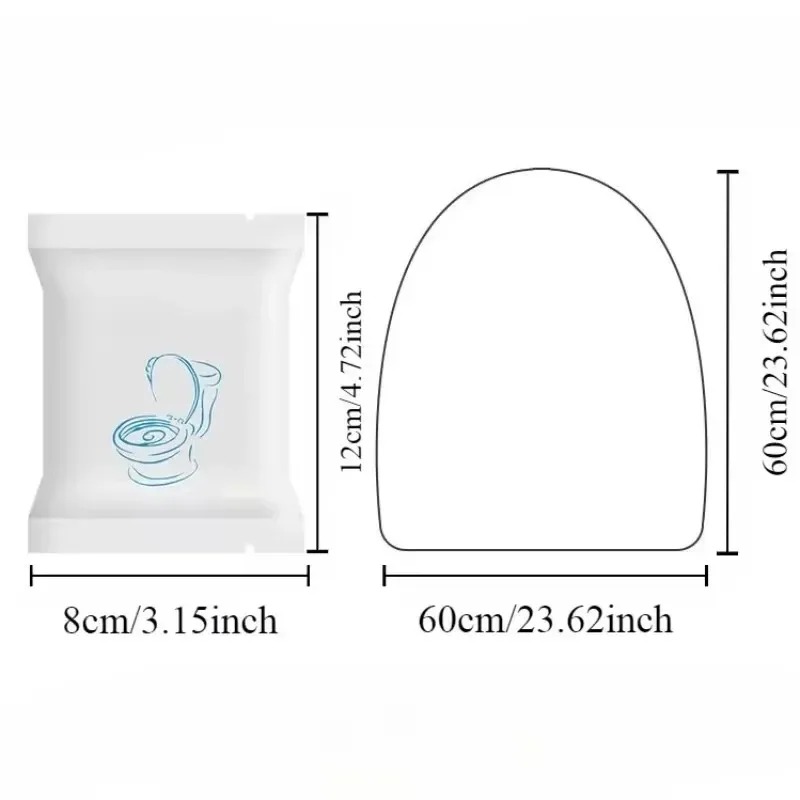 50/20/10 pçs portátil descartá - Outdoor Hunting Toilet avaliação e preço