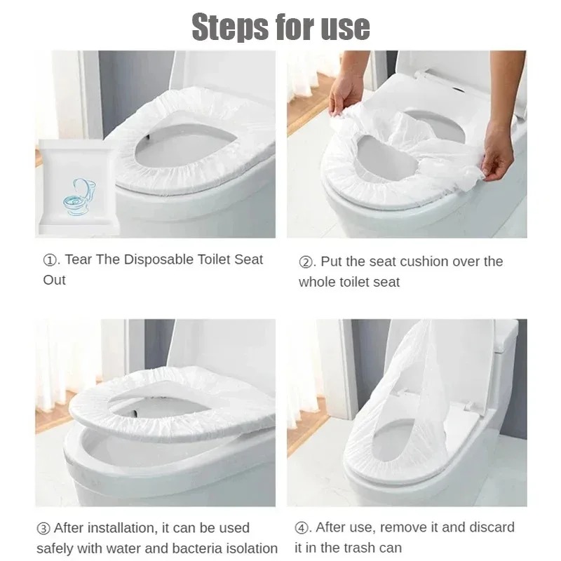 50/20/10 pçs portátil descartá - Outdoor Hunting Toilet avaliação e preço