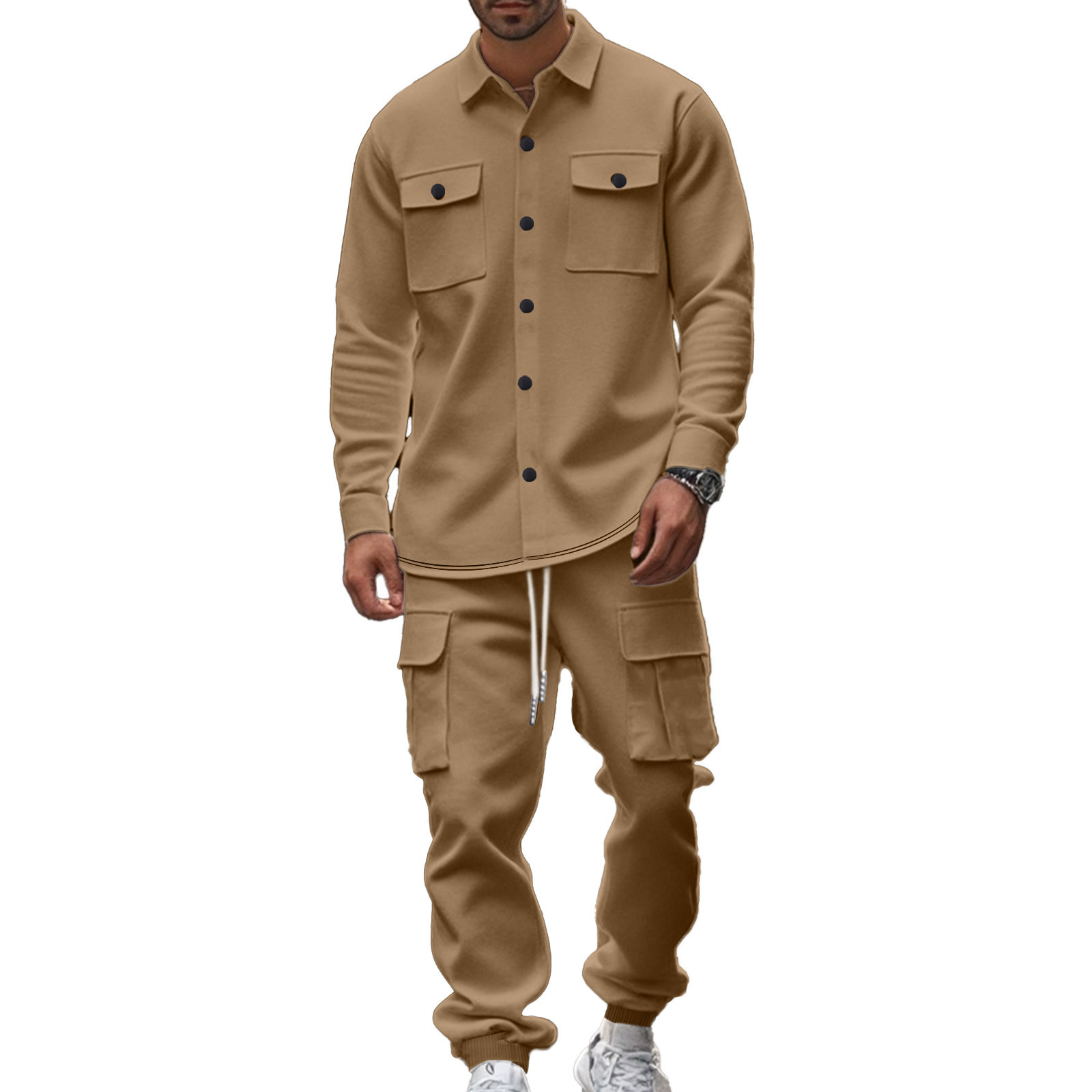 Conjunto de camisa de jaqueta  - Outdoor Hunting Overalls avaliação e preço
