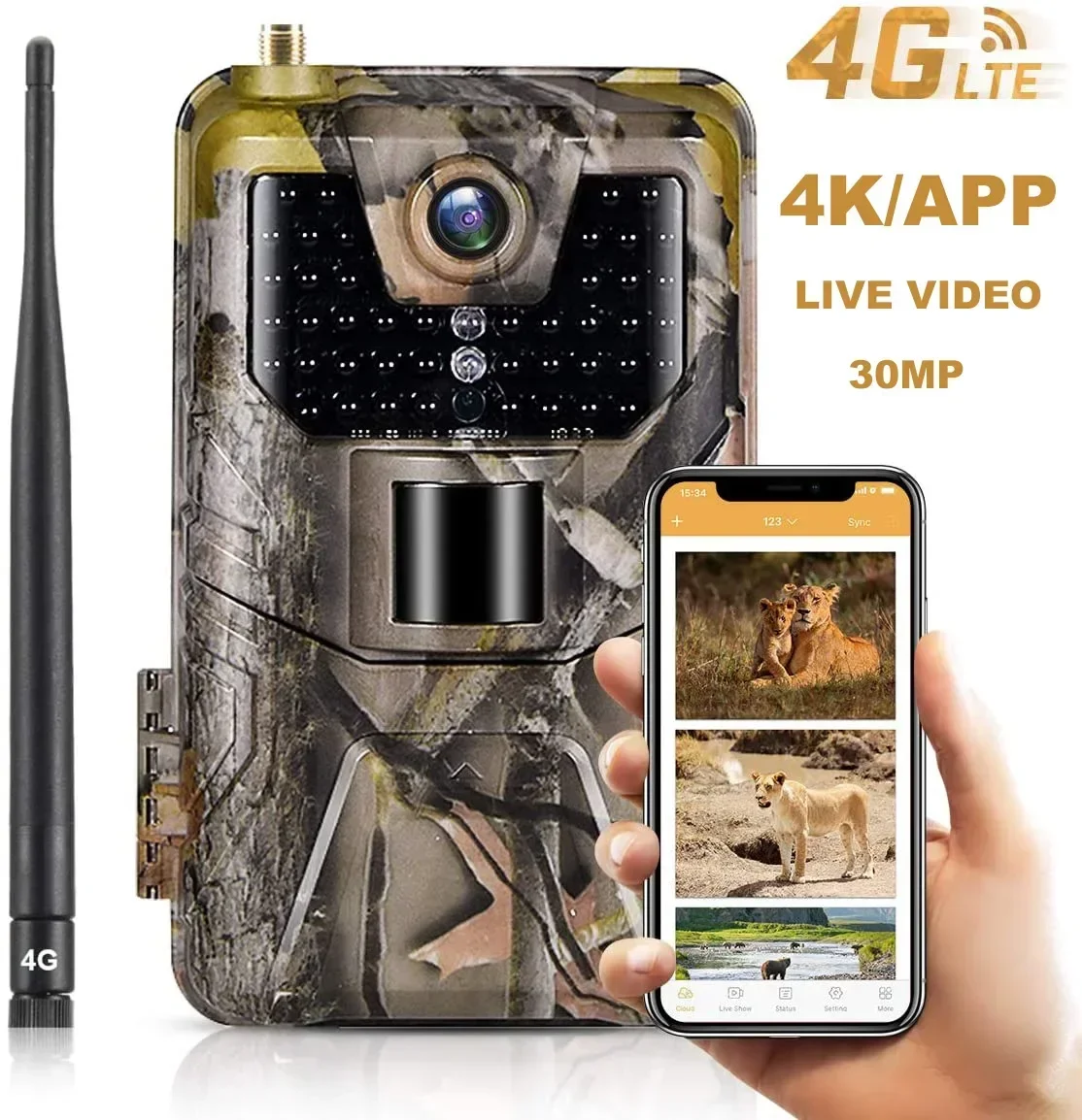 HC-900Pro 36MP fotos 4K vídeos - Outdoor Hunting Camera Wireless avaliação e preço