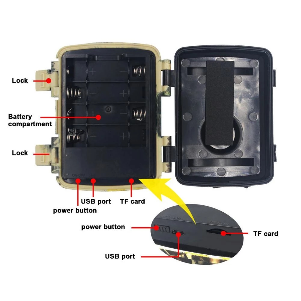 Mini câmera de trilha para caç - Outdoor Hunting Camera Wireless avaliação e preço