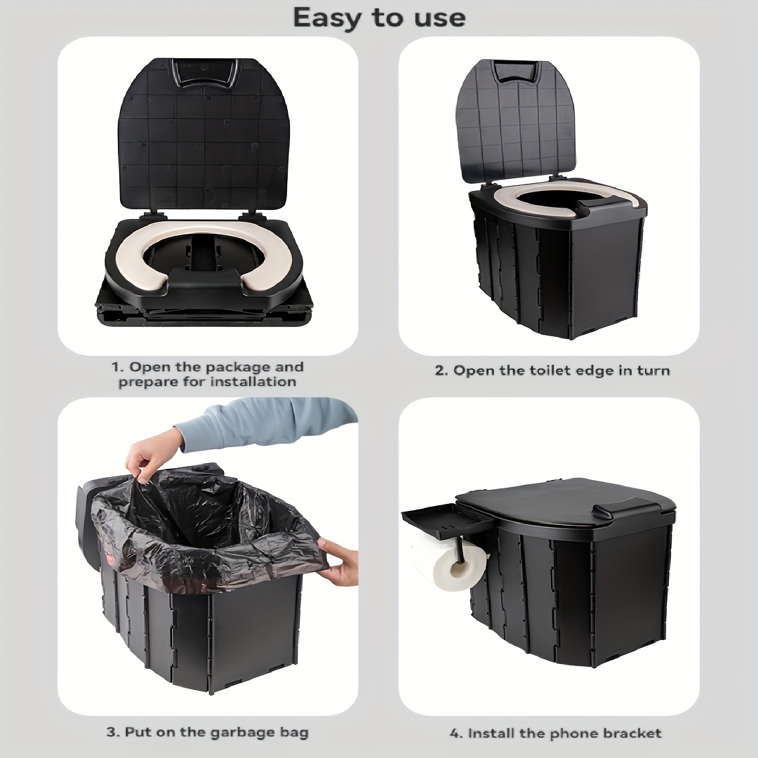 Vaso sanitário dobrável portát - Outdoor Hunting Toilet avaliação e preço