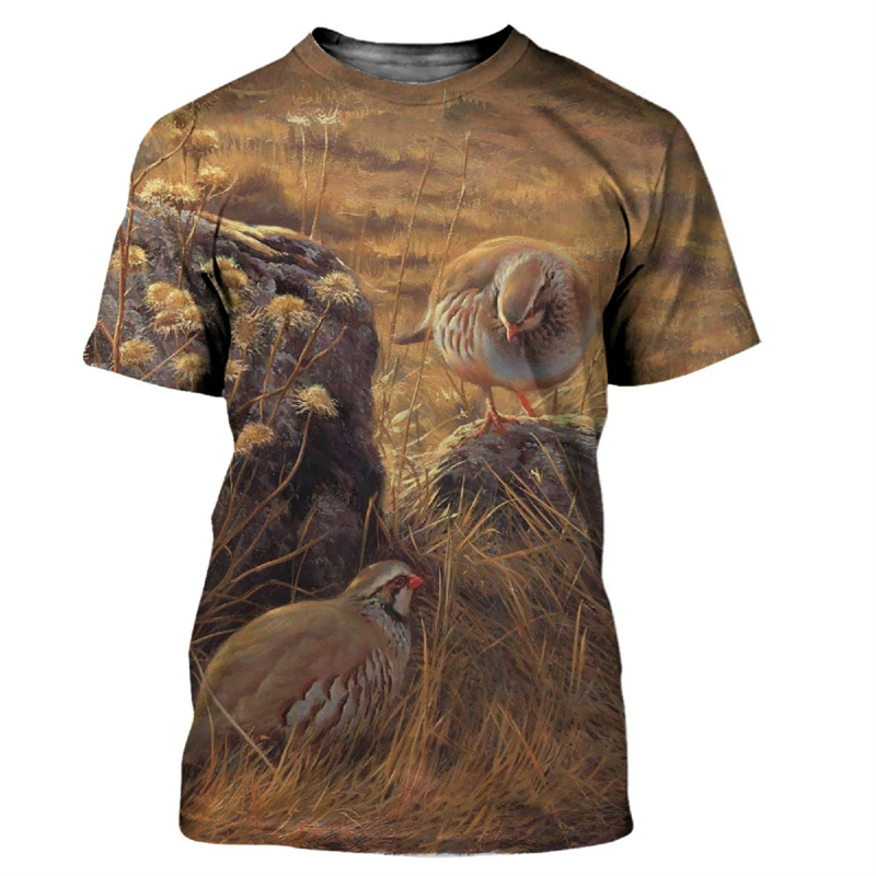 Camiseta Masculina Animal Codo - Hunting Quail avaliação e preço