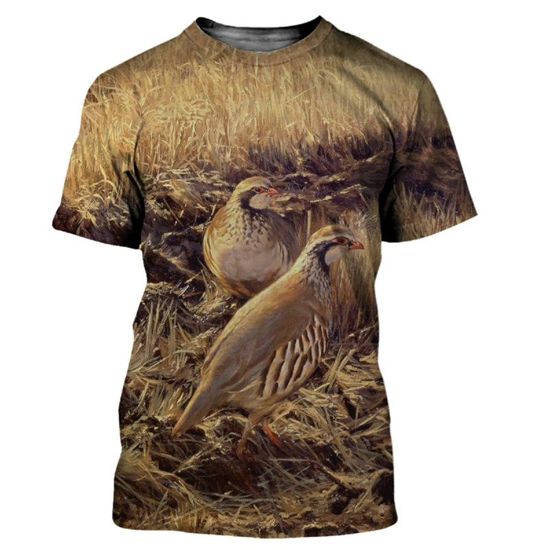 Camiseta Masculina Animal Codo - Hunting Quail avaliação e preço